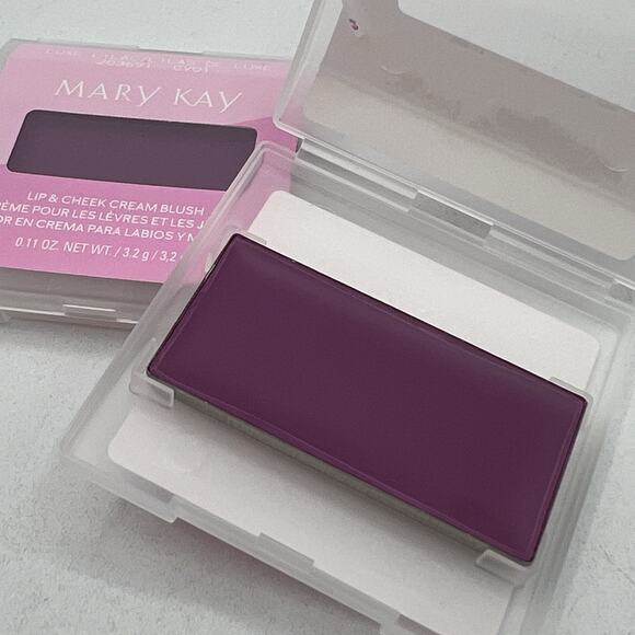 2 Mary Kay Fresh Lip Cheek Cream Blush LUXE LILAC .11 oz FULL SIZE 203691 NEW - Picture 1 of 4